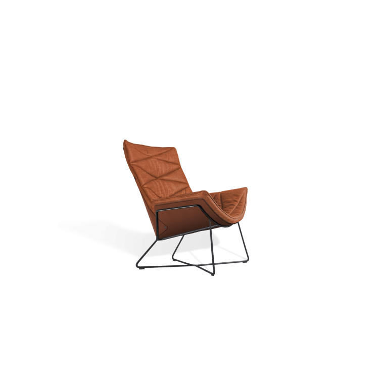 Leather discount nest chair