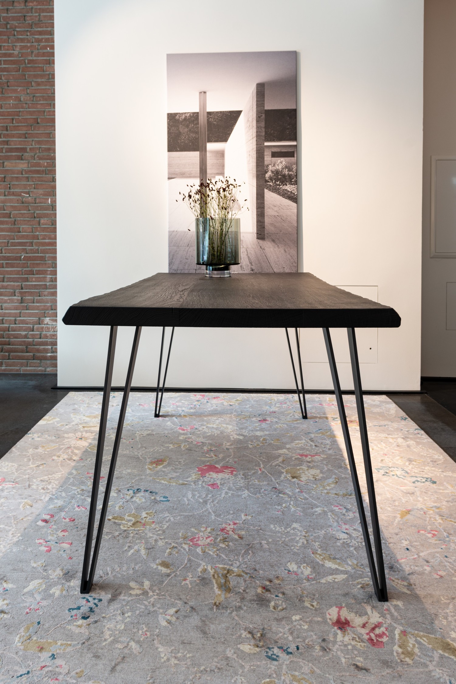 Nightingale ASCO bar table in black barn oak